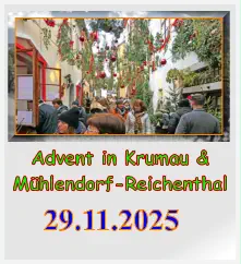 Advent in Krumau & Mühlendorf-Reichenthal 29.11.2025