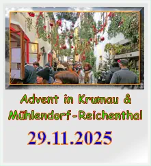 Advent in Krumau & Mühlendorf-Reichenthal 29.11.2025