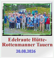 Edelraute Hütte- Rottenmanner Tauern 20.08.2026