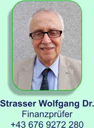 Strasser Wolfgang Dr. Finanzprüfer +43 676 9272 280